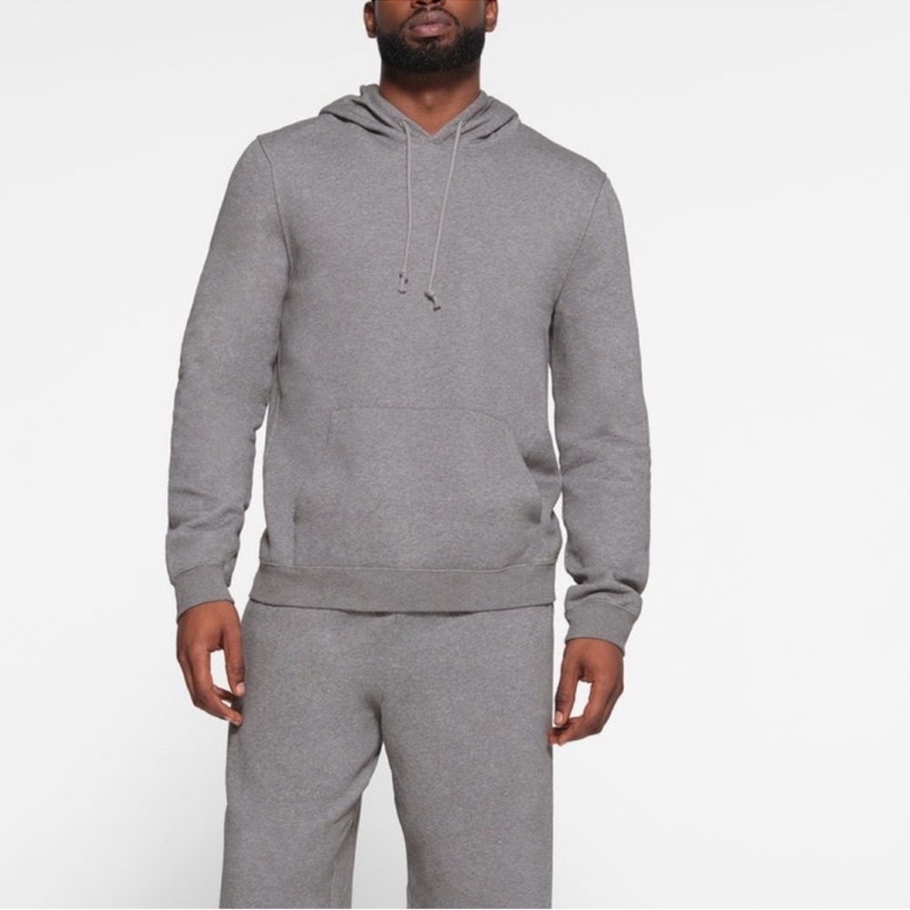 SKIMS Gray Men's Pullover Hoodie